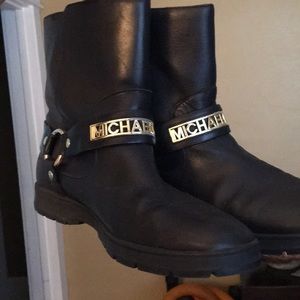Micheal Kors biker booties